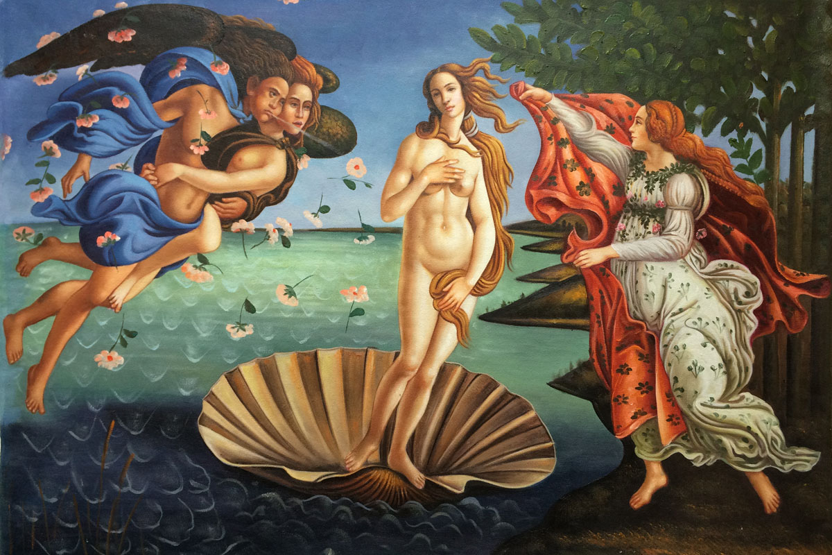 Birth Of Venus By Sandro Botticelli